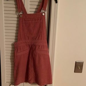 Light Pink Overall Dress